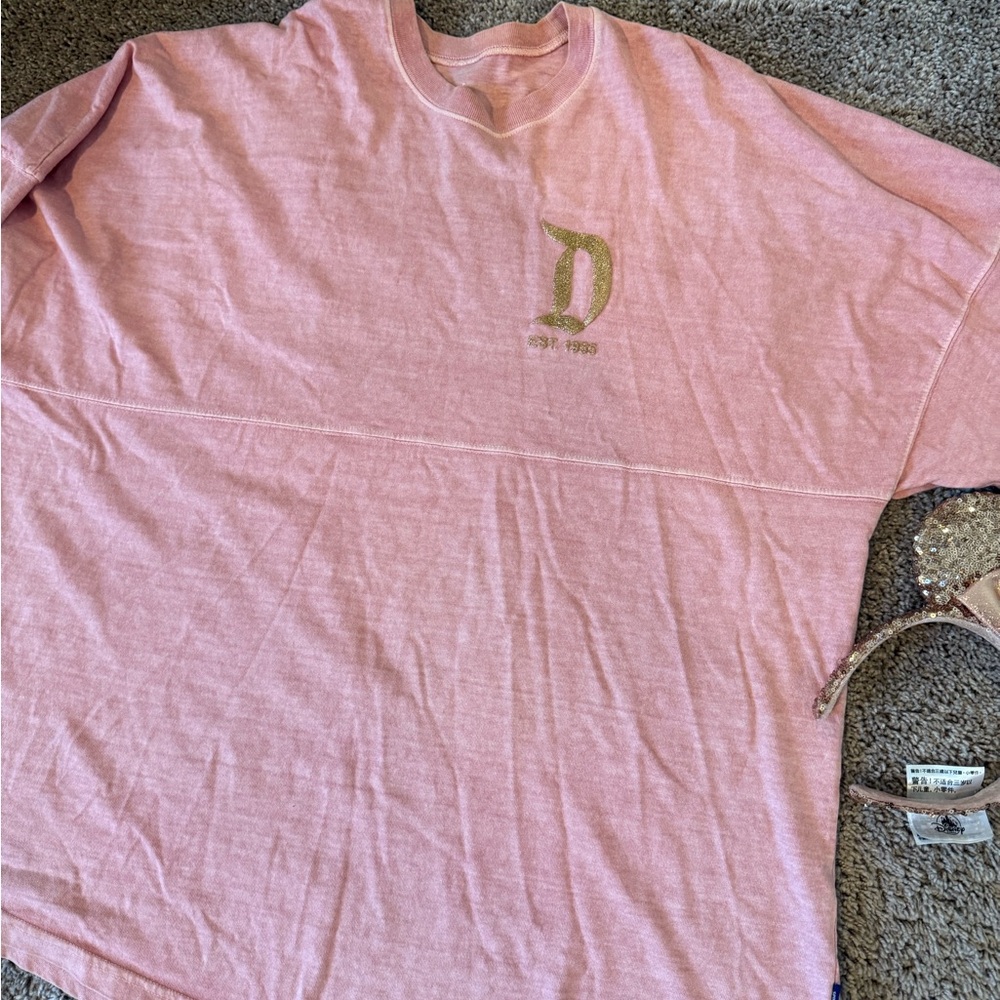Disneyland Pink disney spirit jersey